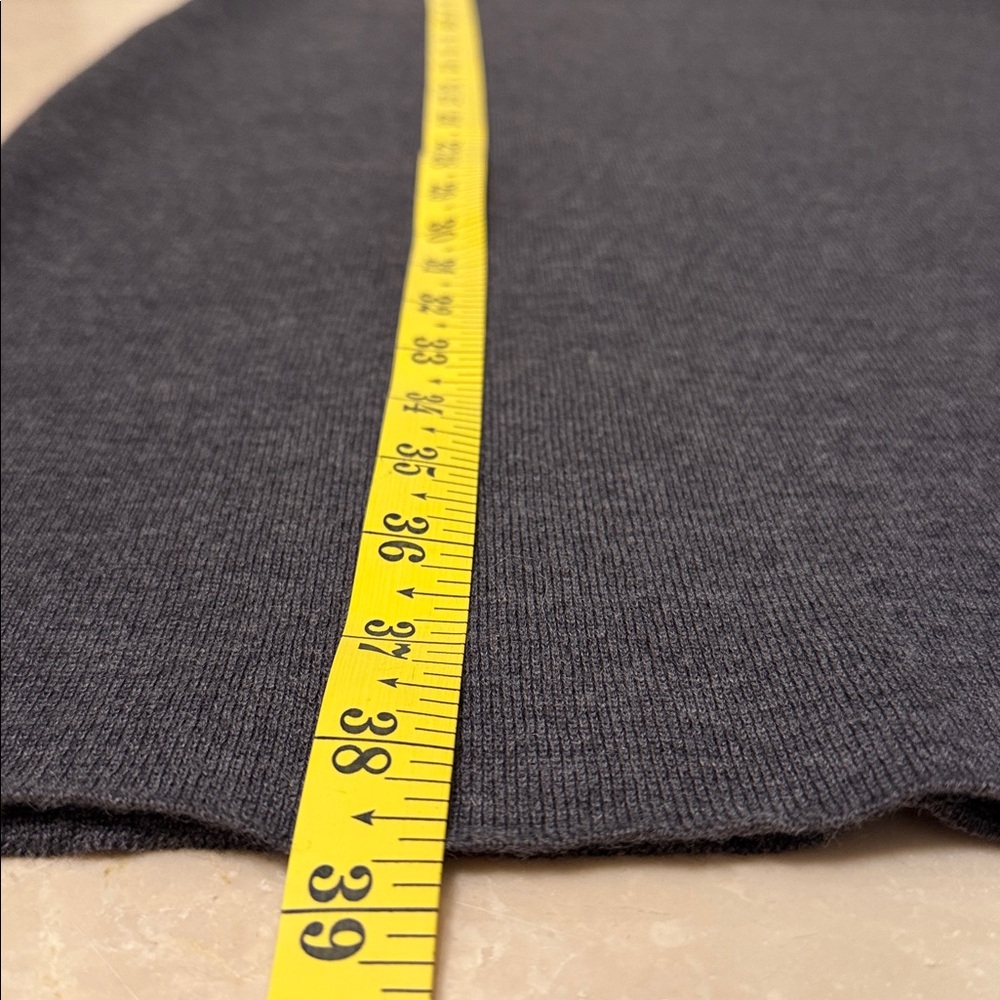 Alberta Ferretti Gray/Black slip on wool Dress with Studded Collar, Size S-M. - Picture 16 of 17